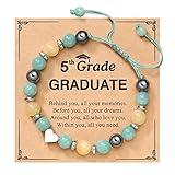 UPROMI 5th Grade Graduation Gifts Decorations, Primary Elementary School Graduation Grad Graduate Bracelet Class of 2025 Congratulations