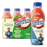Snapple Apple Juice Drink, 16 fl oz recycled plastic bottle, 6 pack