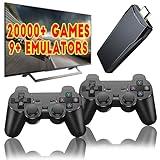 Retro Video Game Console, Plug and Play Controllers Video Game Retro Play Game Console Built in 20000+ Games, 9 Classic Emulators, 4K High Definition HDMI Output for TV