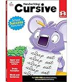 Carson Dellosa Grades 2-5 Cursive Handwriting Workbook, Writing Book With Sight Words, Sentences, and Letter Tracing Activities, Classroom or Homeschool Curriculum