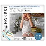 The Honest Company Clean Conscious Training Pants for Sensitive Skin | Hypoallergenic, Fragrance Free | Let's Color + See Me Rollin' | Size 4T/5T (38+ lbs), 48 Count