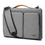 tomtoc 360 Protective Laptop Shoulder Bag for 15 Inch New MacBook Air M4/A3241 M3/A3114 M2/A2941 2025-2023, 15 Inch Microsoft Surface Laptop 6/5, Water-Resistant Accessory Case for MacBook Pro
