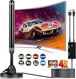 TV Antenna Indoor Antenna for Smart TV for Long Range Reception and All Smart TVs HD Digital Antenna with Amplifier Signal Booster for Local Channels Supports 4K 1080p-2025 Upgrade