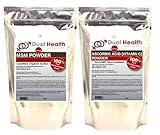 Dual Health Body & Mind 1 Bag of Each (250 Grams (8.8 oz)) Ascorbic Acid (Vitamin C) & MSM (Methylsulfonylmethane) Powder Combo