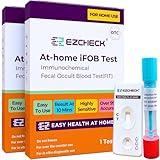 EZCHECK® At-home iFOB Test (2 Tests) Immunochemical Fecal Occult Blood Test (FIT) for Colon Health Screening, Colon Cancer Screening, Colorectal Cancer Screening, Colon Disease Test - FSA/HSA Eligible
