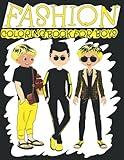 Fashion coloring book for boys: fashion coloring book for teens, fashion coloring book for kids, fashion coloring book for girls 4-8, fashion coloring ... fun coloring, fashion coloring book for boys