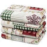 PHF Printed Fleece Blanket Queen Size, No Shed No Pilling Ultra Soft Plush Cozy Xmas Prints Theme Home Décor Flannel Blanket for Bed, Sofa, Couch and Gift, 90" x 90", Rindeer
