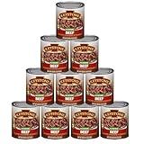Keystone Meats All Natural Heat and Serve Canned Beef 28 oz – Fully Cooked Canned Meat – Ready to Eat – 5-Year Shelf Life – Pantry Staple for Everyday Meals, Emergency Survival Food – Made in USA – Pack of 10