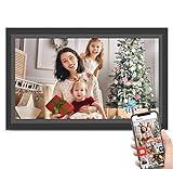 FRAMEO Digital Picture Frame- 15.6inch Digital Photo Frame with 1920 * 1080 IPS Touch Screen HD Disply,Built-in 32GB Storage,Wall-Mounted,Digital Frame Share Photos and Videos via Frameo App