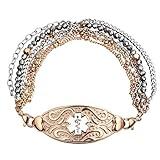 Customized Medical Alert Bracelets for Women with Free Engraving,Personalized Emergency Identification Stainless Steel Medic ID Bracelet Medical Alert Jewelry,6.0 to 8.5 Inches (STYLE 1, 6.5 inches)