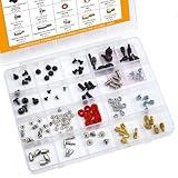 150PCS Computer PC Screws M.2 Standoff SSD Mounting Screws Kit for Motherboard, SSD, Hard Drive, PC Case, Power Supply, M.2 SSD Standoff Mounting Screws for Computer Laptop DIY & Repair