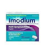 Imodium Multi-Symptom Caplets for Diarrhea Relief with Gas, Bloating & Cramps, 18 ct.