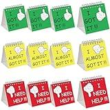 Harloon 24 Pcs I Need Help Mini Flip Chart Signs Self Assessment Cards Behavior Management Classroom Tools for Kids Teachers Classroom School Behavior Educational and Learning Activities Supplies