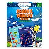 Skillmatics Educational Game - Sharks, Whales & More, Reusable Activity Mats with Dry Erase Marker, Gifts, Travel Toy, Ages 3 to 6