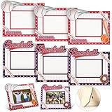 Blosssound 6 Pcs Baseball Picture Frame Bulk Sport Themed Wooden Photo Frame Fits Display 4 x 6 Photos Baseball Photo Thanks Coach Gifts for Athlete Coach Team Birthday Sport's Theme Party Gifts