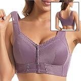 Prime The Day Deals Today 2025 Daisy Bras for Older Women Front Closure Womens Bras Front Closure Sports for Women Women's for Daisy Purple Small
