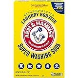 ARM & HAMMER Super Washing Soda Household Cleaner and Laundry Booster, 55 oz Box