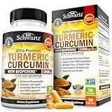 Turmeric Curcumin with Black Pepper Extract 1500mg - High Absorption Ultra Potent Turmeric Supplement with 95% Curcuminoids and BioPerine - Non GMO Tumeric Capsules for Joint Support - 90 Capsules
