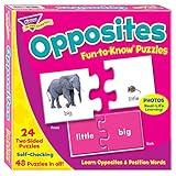 TREND enterprises, Inc. Opposites Puzzle Set, Multicolor, 3 x 6 in