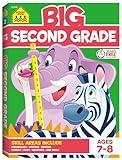 School Zone Big Second Grade Workbook: 320 Pages, 2nd Grade, Word Problems, Reading Comprehension, Phonics, Math, Science, Ages 7 to 8 (School Zone Big Workbook Series)