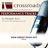 How Great Thou Art (Performance Track Low without Background Vocals in G)