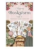 Rongrong Bookworm 5 Sticker Book for Planners, Calendars and Journals – Premium Quality Hand Drawn Perfect for Book Lovers – Scrapbook Accessories – 24 Pages