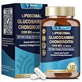 Totaria 12 in 1 Liposomal Glucosamine Chondroitin MSM Collagen Supplement Plus 3000MG, HSA FSA Eligible Items Only List for Men & Woman Joint Health, Flexibility, 120 Capsules Non-GMO Made in USA