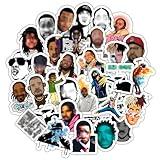 BulbaCraft Rapper and Rap Stickers, Hip Hop Stickers, 90s 2000s Hip Hop - Rap Music Accessories for Water Bottle