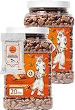 Aurora Pet Bundle (2) 20 oz Original Crunch Chicken Cat Treats with AuroraPet Wipes