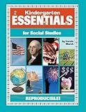 Gallopade Kindergarten Essentials for Social Studies Reproducible Book, Black, White