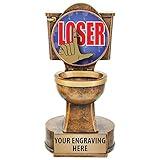 Loser Trophy - 5.5" Gag Toilet Bowl Sculpture Trophy Award