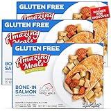 Kosher for Passover Ready Meals - Bone-In Salmon With Carrots & Potato MRE Meat Meals Ready to Eat, Gluten Free Food (3 Pack) Prepared Entree Fully Cooked, Shelf Stable Microwave Dinner