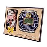 YouTheFan NCAA Michigan Wolverines 3D StadiumView Picture Frame - Michigan Stadium 12" x 8"