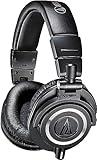 Audio-Technica ATH-M50x Professional Studio Monitor Headphones, Black