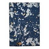 BLBMH Book Covers for Paperbacks Adjustable Fabric Book Sleeve Cover Protector Fit for 5.5x8.5 inch Hardcover Softcover Book Novels Notebook - Denim