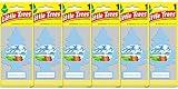 LITTLE TREES Car Air Freshener | Hanging Paper Tree for Home or Car | Summer Linen | 6 Pack