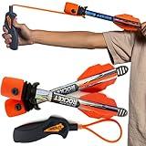 Toy Rocket Launcher for Kids: Slingshot Rockets Outdoor Toys & Beach Games - Water Summer Birthday Gifts for Boys & Girls All Ages 8 & Up - Pool Toys & Boy Gifts for 8 9 10 11 12 Year Old Gift Ideas