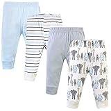 Hudson Baby Unisex Baby Cotton Pants and Leggings Royal Safari, 9-12 Months