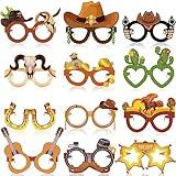 Jenaai 36 Pcs Western Party Decoration Favors Wild West Paper Glasses Cowboy Multi-Item Party Favor Packs Western Theme Birthday Party Supplies