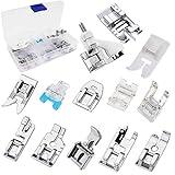 Fbshicung 13Pcs Presser Feet Set for Household Sewing Machine Brother Singer Janome Toyota...