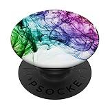 CSD Rainbow water colour LGBT Pride Gay Homo LGBTQ Gift Idea PopSockets PopGrip: Swappable Grip for Phones & Tablets