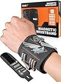 RAK Magnetic Wristband for Holding Screws, Nails, Drill Bits for Men, for Dad - Premium Nylon, Lightweight Powerful Magnets for Dad, Husband, Grandpa, Handyman