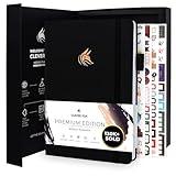Clever Fox Planner Premium Edition – Undated Luxurious Weekly & Monthly Planner to Increase Productivity and Hit Your Goals – Organizer – Start Anytime, A5, Lasts 1 Year, Black (Weekly)