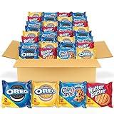 OREO Original, OREO Golden, CHIPS AHOY! & Nutter Butter Cookie Snacks Variety Pack, School Snacks, 56 Snack Packs (2 Cookies Per Pack)