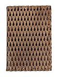 STORE INDYA Leather Journal Diary Travel Diary Unlined Doodle Book (8" x 6"-Tear Drop-Brown) 192 pages Book Mother's Day Gift
