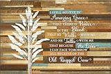 God Painting Reed 500 Piece Jigsaw Puzzles for Adults I Still Believe in Amazing Grace Inspirational Wooden Puzzles Wall Art Decor Fun Games Toys Best Gifts for Women Birthday, Father's Day