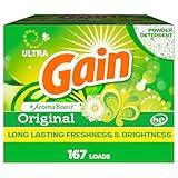 Gain Powder Laundry Detergent, Original Scent, 167 Loads, 154 OZ