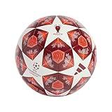 adidas Unisex-Adult UCL Club Soccer Ball,White/Solar Red/Collegiate Burgundy,4
