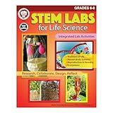 Mark Twain STEM Labs for Life Science Workbook, Activity Book for Grades 6-8 With Life, Anatomy, Ecosystems, and More Integrated Activities, STEAM Classroom or Homeschool Curriculum