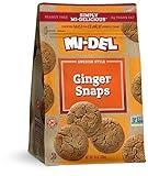 Mi-Del Ginger Snaps - Non GMO Certified, 0g Trans Fat Swedish Ginger Snaps Cookies Old Fashioned (Pack of 1)